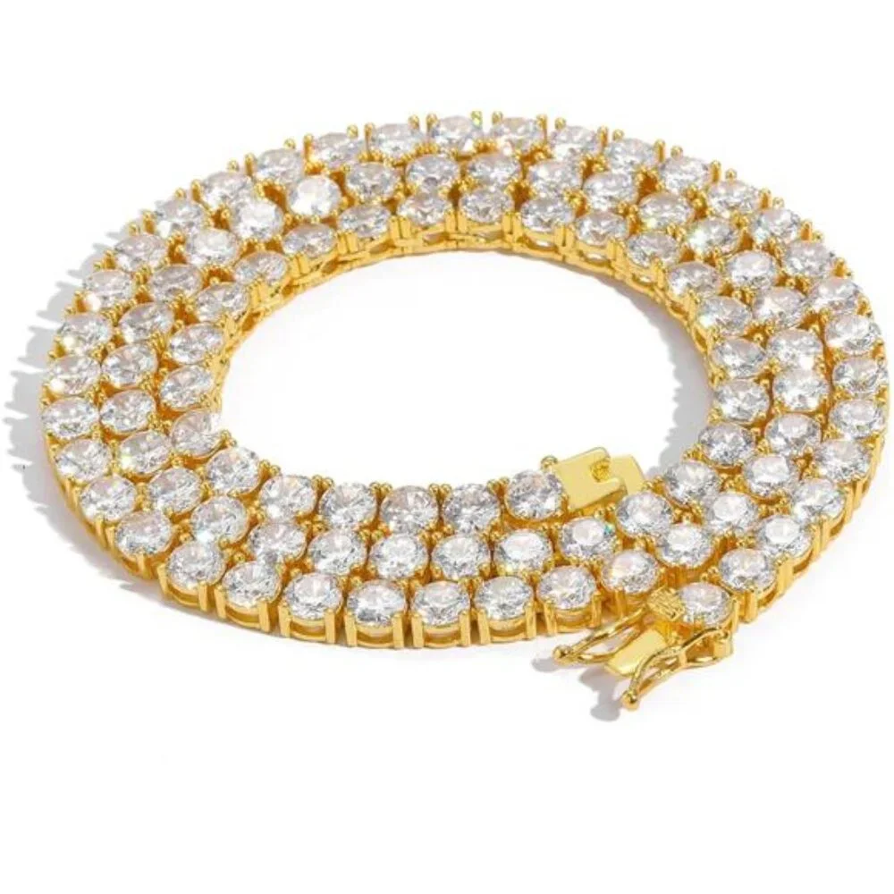 Ronglry Cuban Link Chain for Men Miami Cuban Link Chain Silver Cuban Chain 18" - Picture 1 of 7